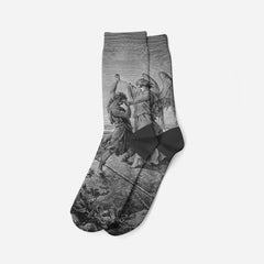 Jacob Wrestling with the Angel, 1855, Șosete