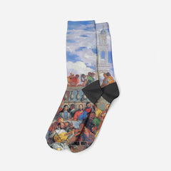 Wedding at Cana, 1563, Șosete